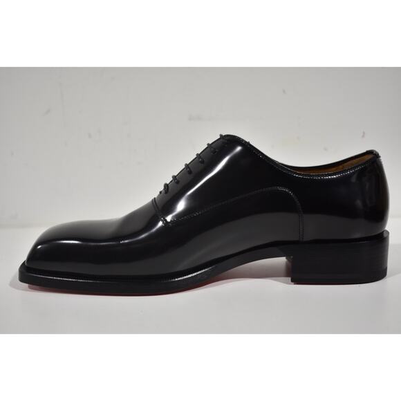 Christian Louboutin Capitano Flat Black Lace Up Tie Oxford Dress Loafer 40 7 main image 7